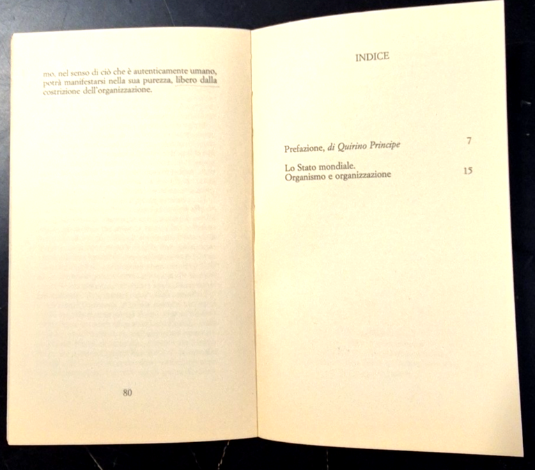 LO STATO MONDIALE ORGANISMO E ORGANIZZAZIONE di Ernst Junger 1998 …