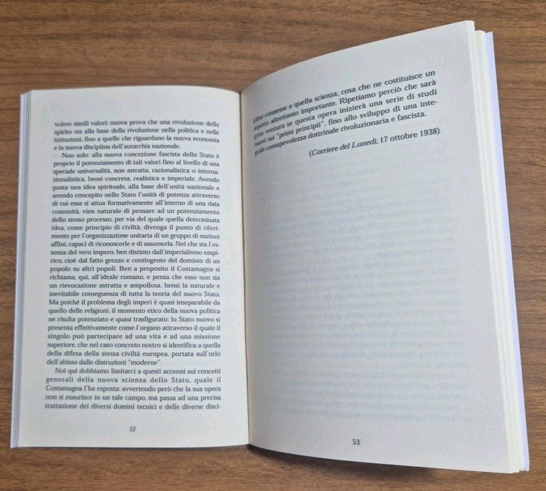 LO STATO ORGANICO di Julius Evola 2004 Controcorrente Libro scritti …