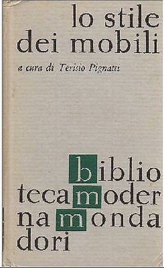 LO STILE DEI MOBILI DALL'ANTICHITÀ AD OGGI a cura Terisio …