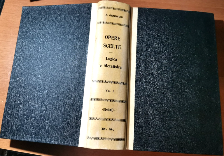 LOGICA E METAFISICA di Antonio Genovesi 1848 Tipografica Classici libro …