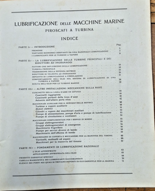 LUBRIFICAZIONE DELLE MACCHINE MARINE Vacuum Oil Company 1929 Piroscafi a … | Immagine Gallery 5