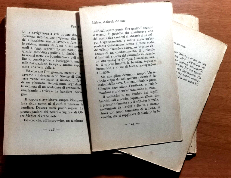 LUCKNER IL DIAVOLO DEL MARE di Von Torres 1935 Istituto …