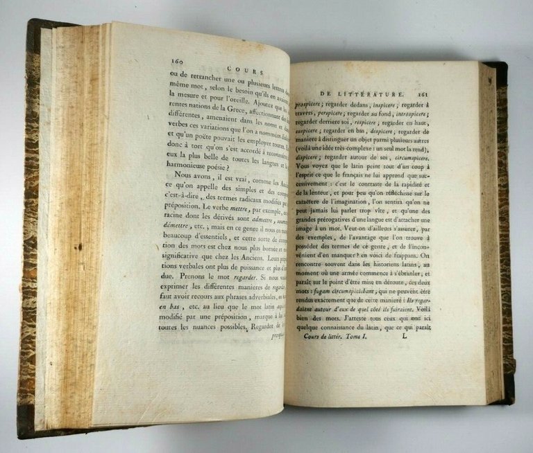 LYCEE OU COURS DE LITTERATURE ANCIENNE ET MODERNE tomo 1 …