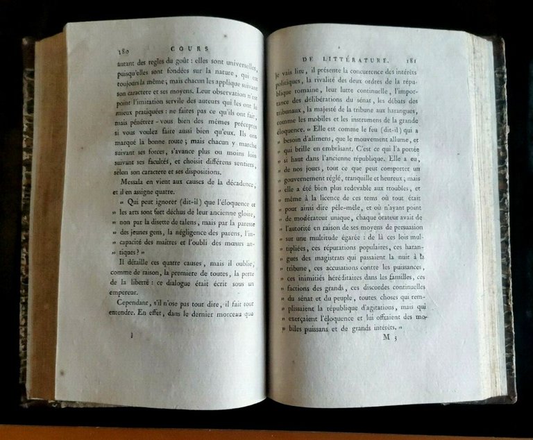LYCEE OU COURS DE LITTERATURE ANCIENNE ET MODERNE tomo 3 …