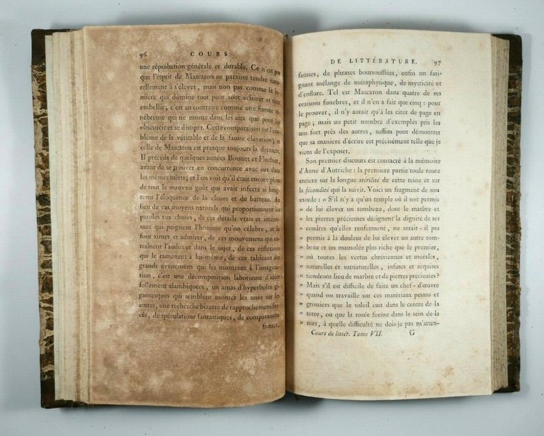 LYCEE OU COURS DE LITTERATURE ANCIENNE ET MODERNE tomo 7 …