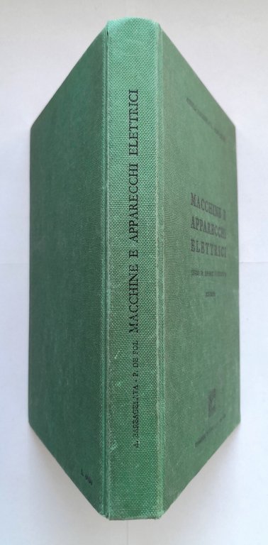 MACCHINE E APPARECCHI ELETTRICI di Barbagelata De Pol 1966 Libro …