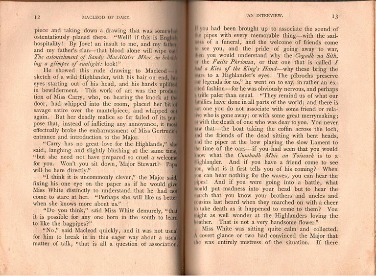 MACLEOD OF DARE di William Black 2 volumi rilegati in …