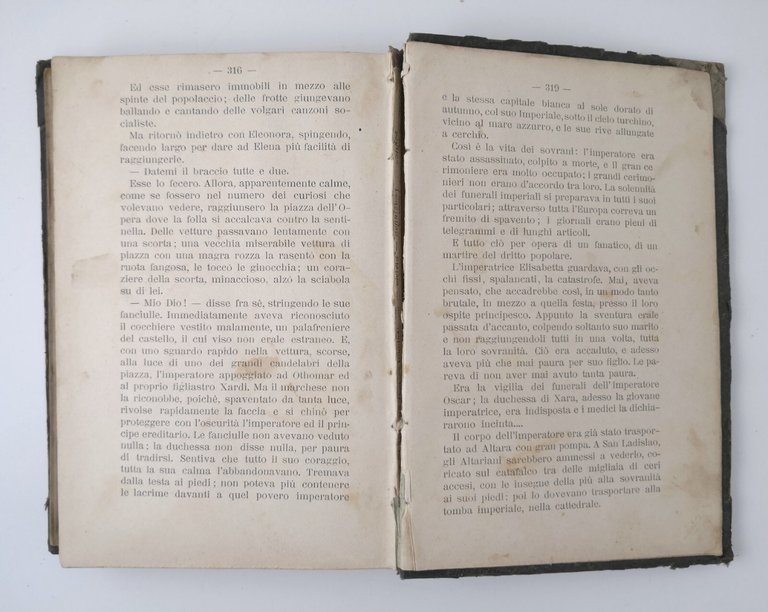 MAESTÀ di Luigi Couperus 1900 Fratelli Treves Libro Antico romanzo …