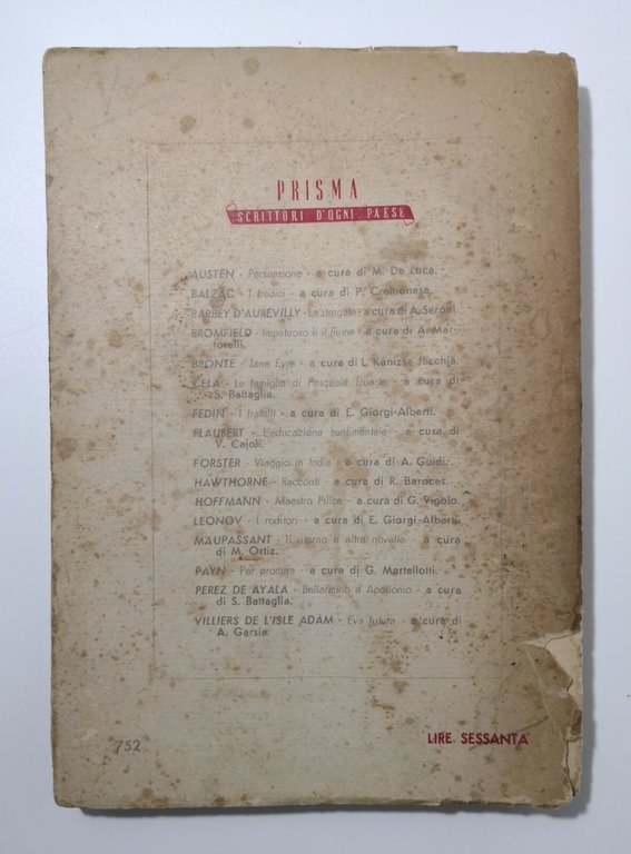 MAESTRO PULCE di E T A Hoffmann 1944 Perrella Prisma …
