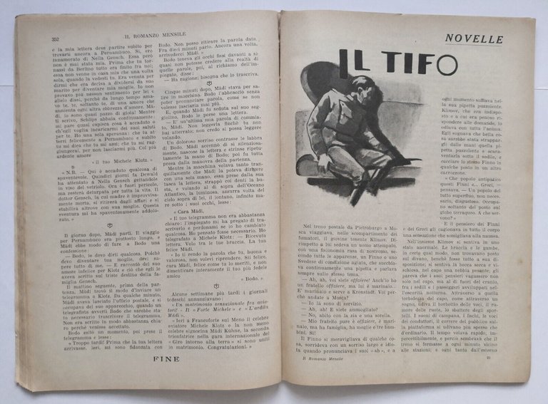 MAGDA di Possendorf Il romanzo mensile Numero 4 1933 Corriere …