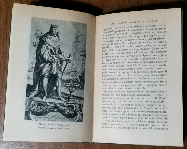 MAGELLANO di Stefan Zweig 1938 Mondadori Libro Illustrato versione Mazzucchetti