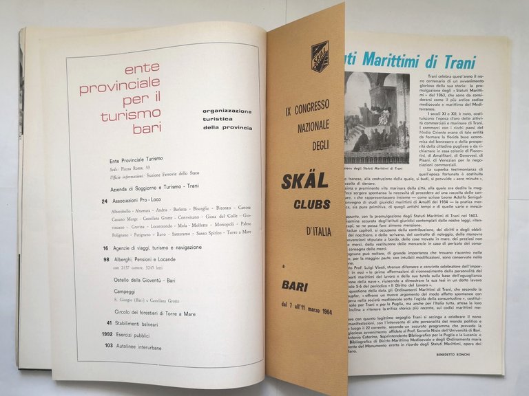MAGGIO DI BARI 13 edizione 1963 rassegna documentaria libro fotografie