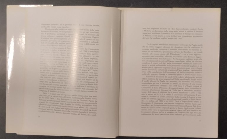 MAIOLICA ANTICA DI PUGLIA di Guido Donatone 1981 Isveimer Libro