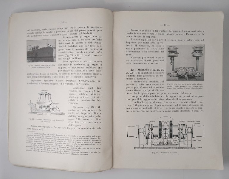 MANOVRA NAVALE di Giuseppe Sorrentino 1960 CEDAM ancore vela Navi …