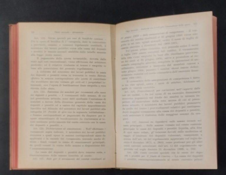 MANUALE AMMINISTRATIVO DELLE BONIFICAZIONI Camillo Mezzanotte 1903 Hoepli Libro