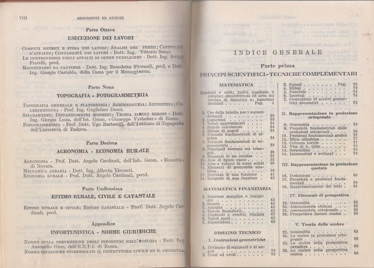 MANUALE DEL COSTRUTTORE CIVILE E DEL GEOMETRA edizioni Cremonesi Libro …
