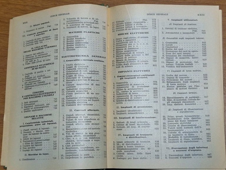 MANUALE DEL PERITO INDUSTRIALE Cremonese 1961 azienda meccanica elettrica libro