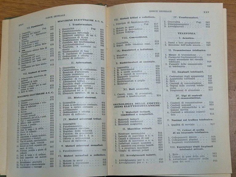 MANUALE DEL PERITO INDUSTRIALE Cremonese 1961 azienda meccanica elettrica libro