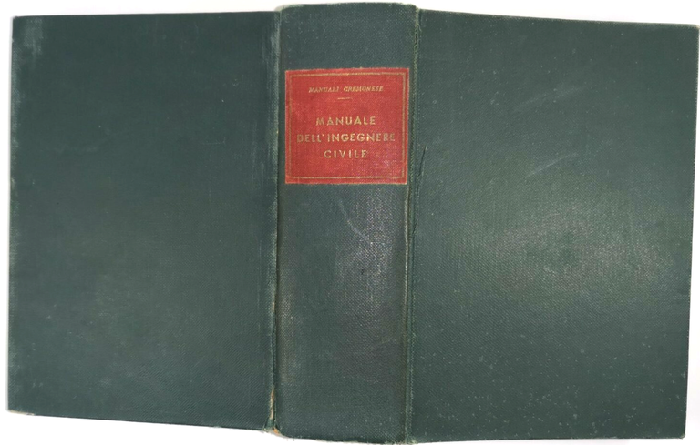 MANUALE DELL'INGEGNERE CIVILE di Mario Pantaleo 1954 Cremonese libro ingegneria