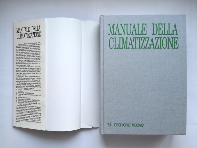 MANUALE DELLA CLIMATIZZAZIONE di Briganti e Lorenzini 2 volumi 1989 …