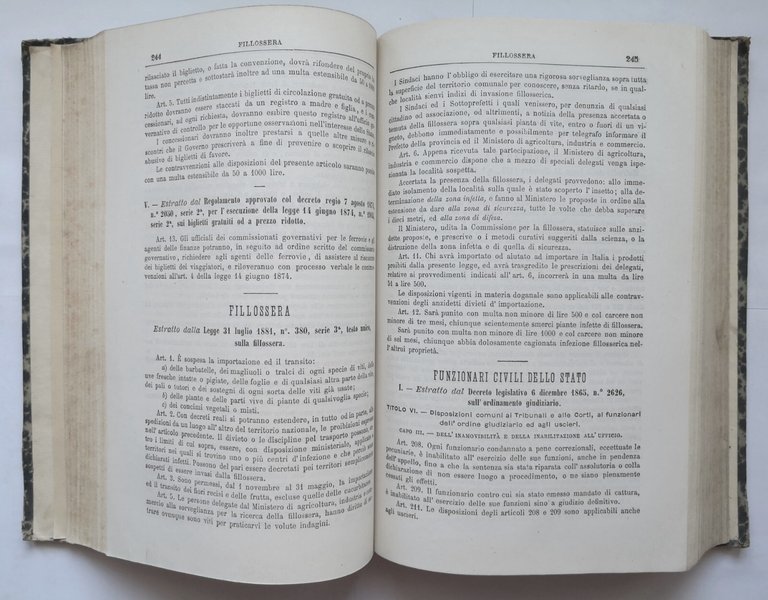 MANUALE DELLE DISPOSIZIONI PENALI di Gaetano Marsala 1884 Tocco libro …