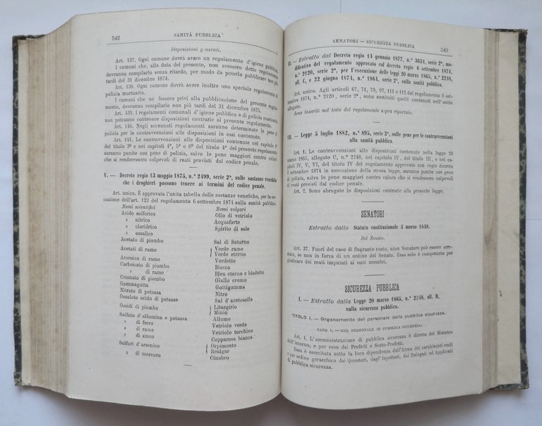 MANUALE DELLE DISPOSIZIONI PENALI di Gaetano Marsala 1884 Tocco libro …