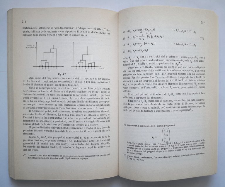 MANUALE DI ANALISI STATISTICA MULTIVARIATA Sandro Sadocchi 1981 Angeli Libro
