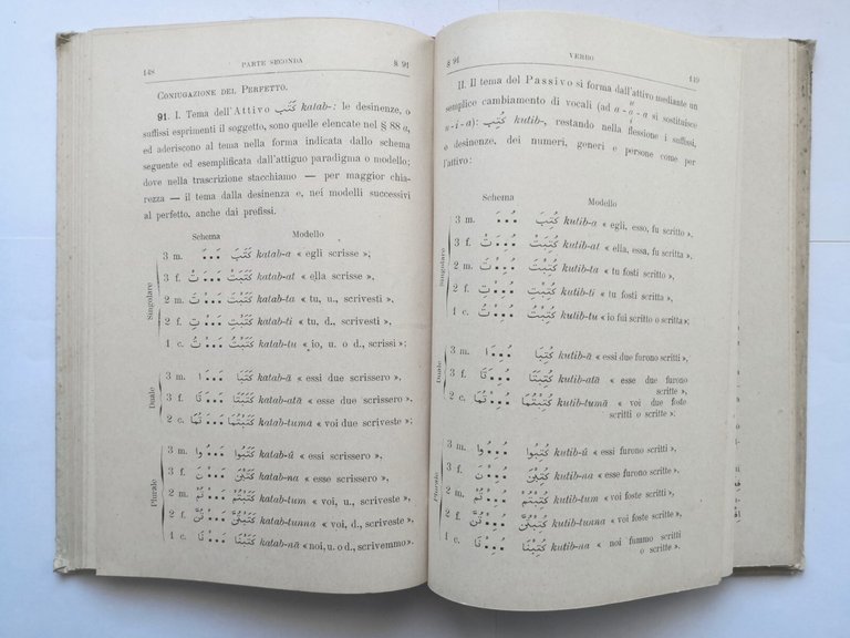 MANUALE DI ARABO LETTERARIO Gabrieli volume I Grammatic prime letture …