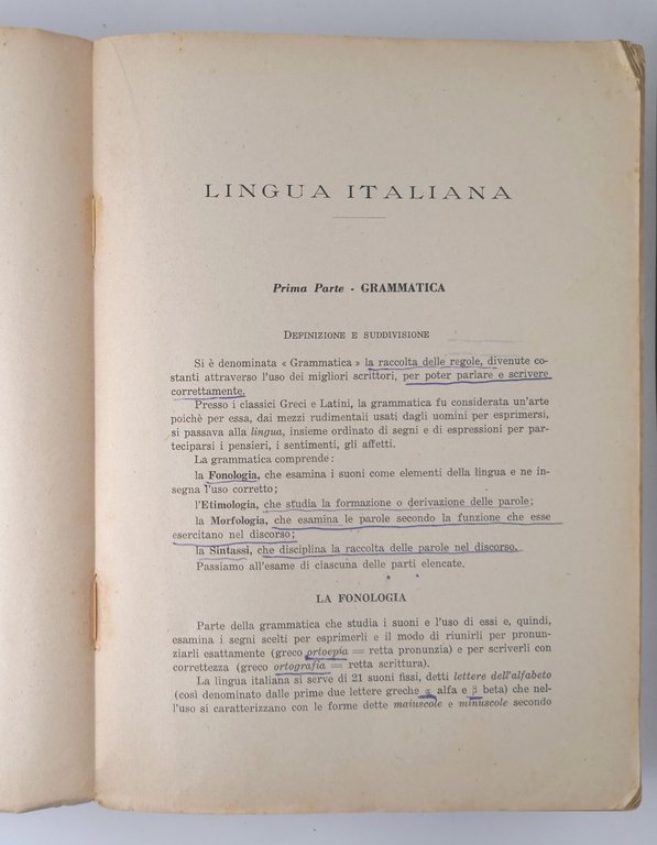 MANUALE DI CULTURA GENERALE 1941 Dopolavoro Aeronautica Fascismo Scuola PNF