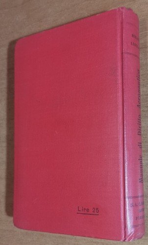 MANUALE DI DIRITTO AERONAUTICO di Cogliolo e Cacopardo 1937 Barbera …