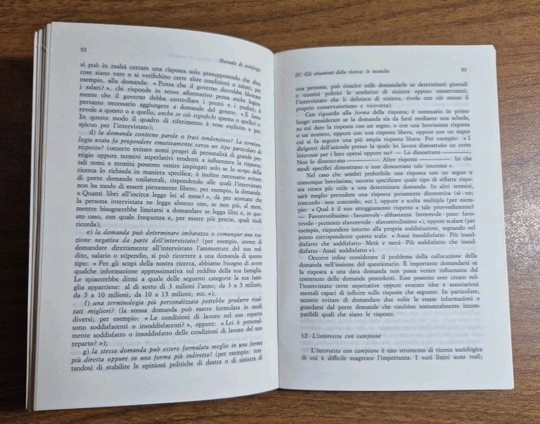 MANUALE DI SOCIOLOGIA di Franco Ferrarotti 1988 Laterza
