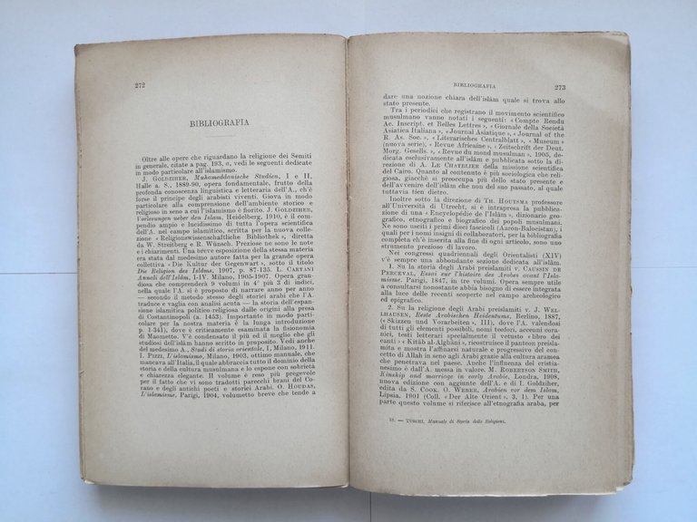 MANUALE DI STORIA DELLE RELIGIONI di Nicola Turchi 1912 Fratelli …