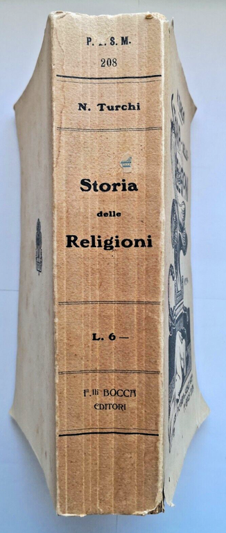 MANUALE DI STORIA DELLE RELIGIONI di Nicola Turchi 1912 Fratelli …