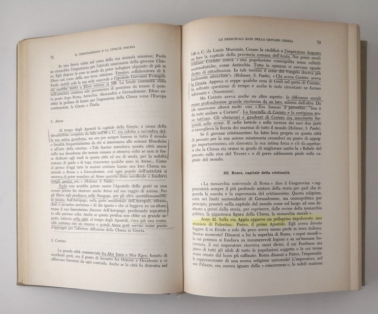 MANUALE DI STORIA ECCLESIASTICA di Bernhard Ridder 1958 Edizioni Paoline …