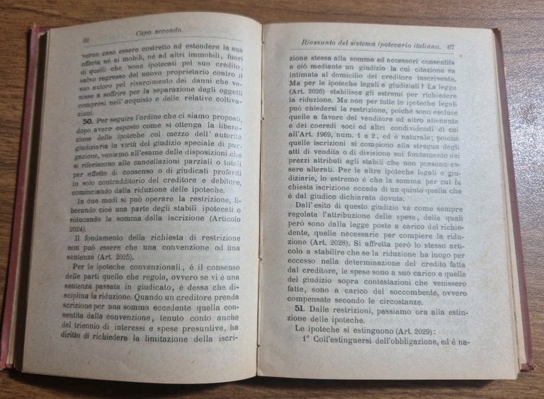 MANUALE PER LE IPOTECHE di Aronne Rabbeno 1897 Ulrico Hoepli …