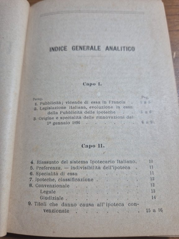 MANUALE PER LE IPOTECHE di Aronne Rabbeno 1897 Ulrico Hoepli …