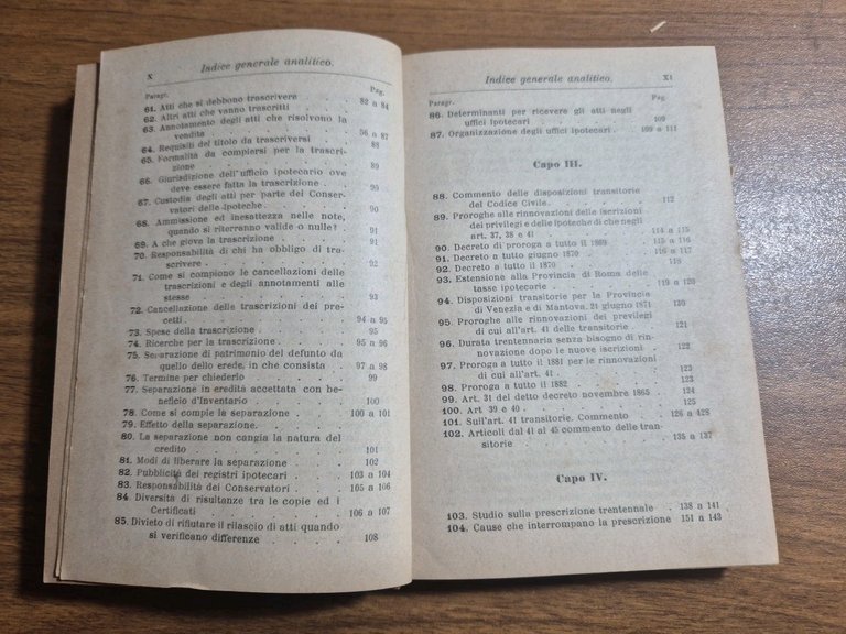 MANUALE PER LE IPOTECHE di Aronne Rabbeno 1897 Ulrico Hoepli …