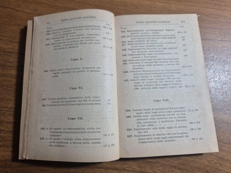 MANUALE PER LE IPOTECHE di Aronne Rabbeno 1897 Ulrico Hoepli …