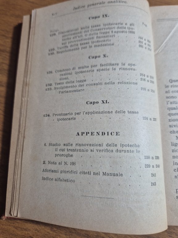 MANUALE PER LE IPOTECHE di Aronne Rabbeno 1897 Ulrico Hoepli …