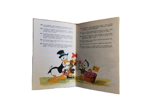 MANUALE QUIZ presenta Febo Conti Walt Disney 1973 IV edizione …