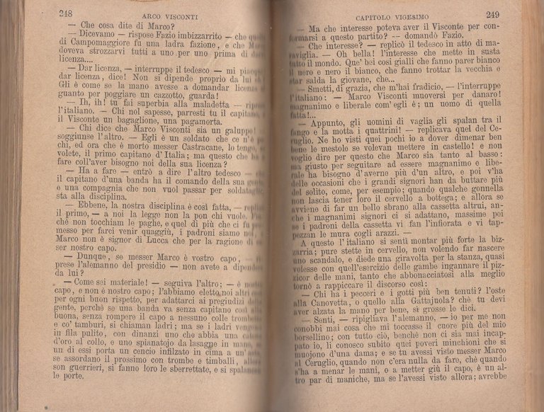 MARCO VISCONTI storia del trecento di Tommaso Grossi 1884 Guigoni …