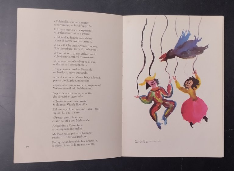 MARIONETTE IN LIBERTÀ di Gianni Rodari 1974 Einaudi Libro illustrato …