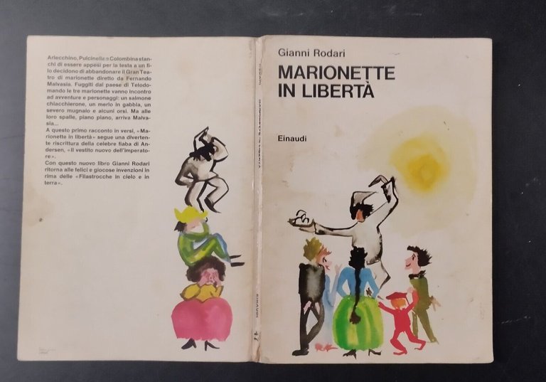 MARIONETTE IN LIBERTÀ di Gianni Rodari 1974 Einaudi Libro illustrato …