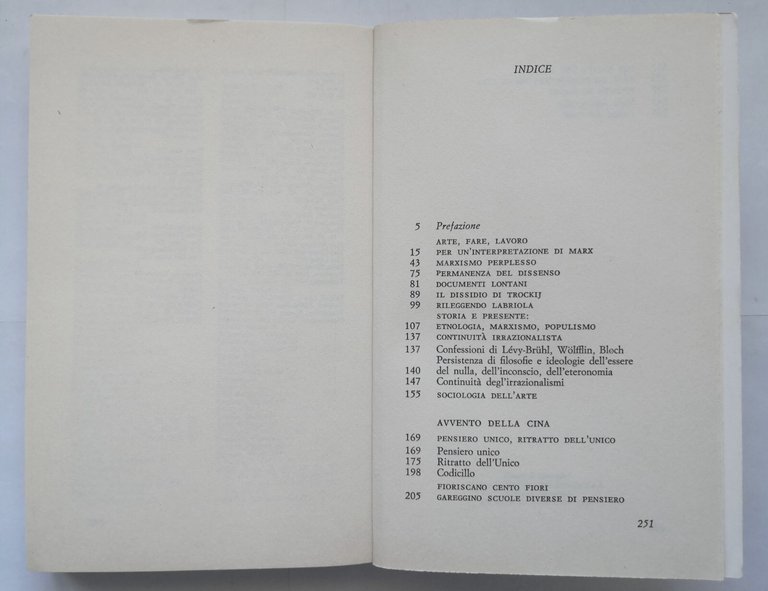 MARXISMO PERPLESSO arte cultura società poliitica di Carlo Ragghianti 1980 …