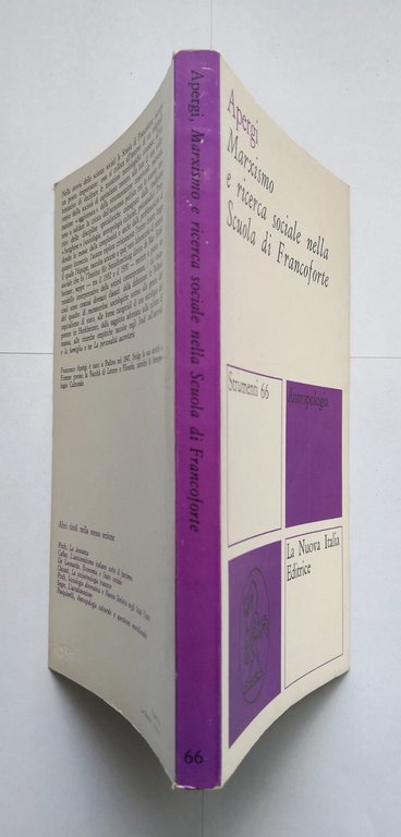 MARXISMO RICERCA SOCIALE NELLA SCUOLA DI FRANCOFORTE Francesco Apergi 1977 …