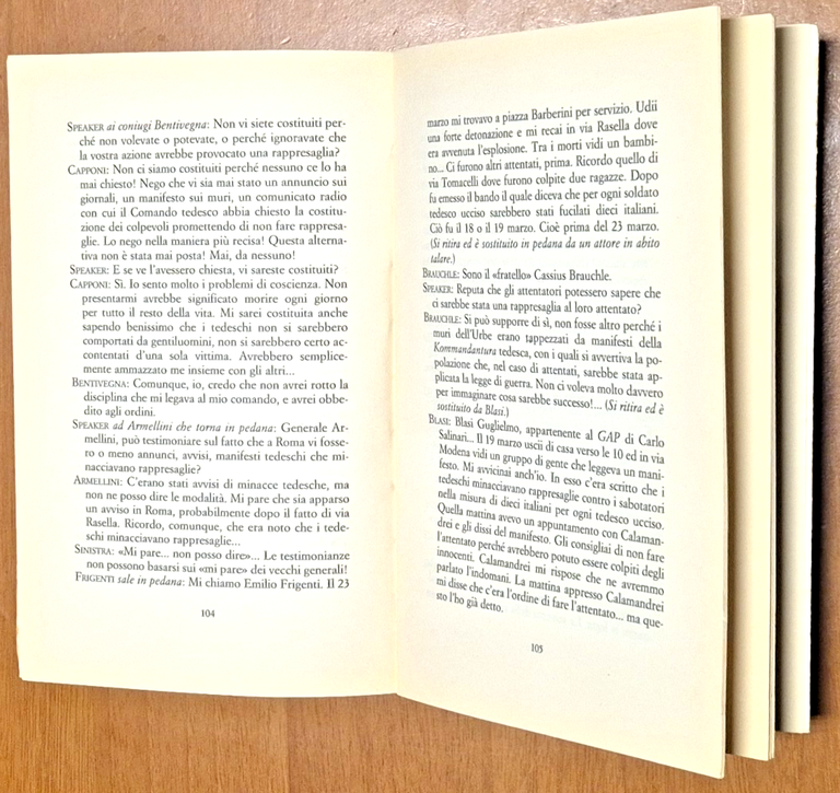 MARZO 44 processo all'attentato di Via Rasella di Mario Tedeschi …