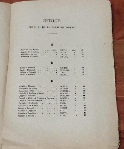 MASSIME DI GIURISPRUDENZA CIVILE DELLA CORTE CASSAZIONE NAPOLI anno 1878 …