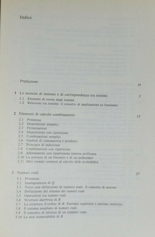 MATEMATICA GENERALE di Angelo Guerraggio 1993 Bollati Boringhieri libro usato