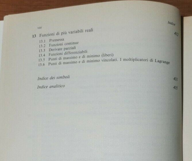 MATEMATICA GENERALE di Angelo Guerraggio 1993 Bollati Boringhieri libro usato
