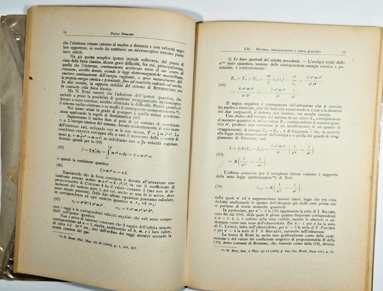 MATERIA IRRAGIAMENTO E FISICA QUANTICA di Paolo Straneo 1947 Ulrico … | Immagine Gallery 2